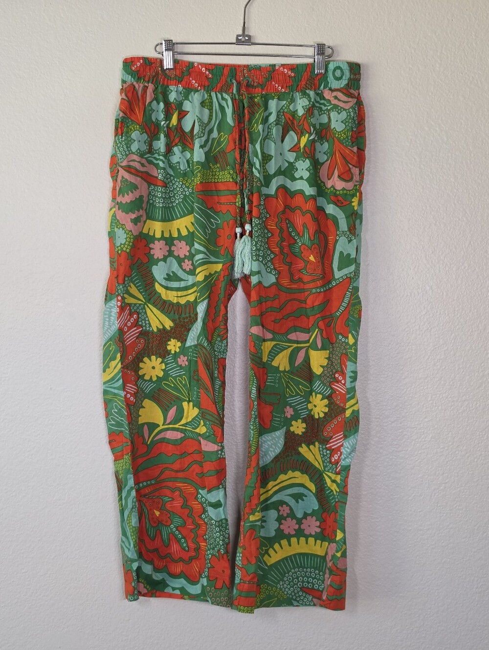 Echo Vibrant Floral Print Lounge Pants L